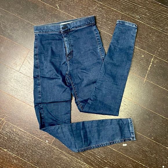 Top shop Joni Jeans Dark Wash High Waisted - Picture 1 of 3